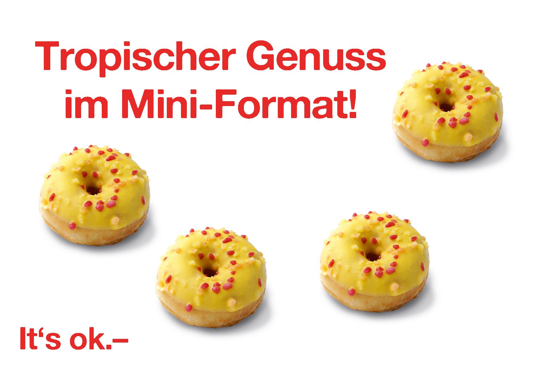 Neue Mini-Donuts.