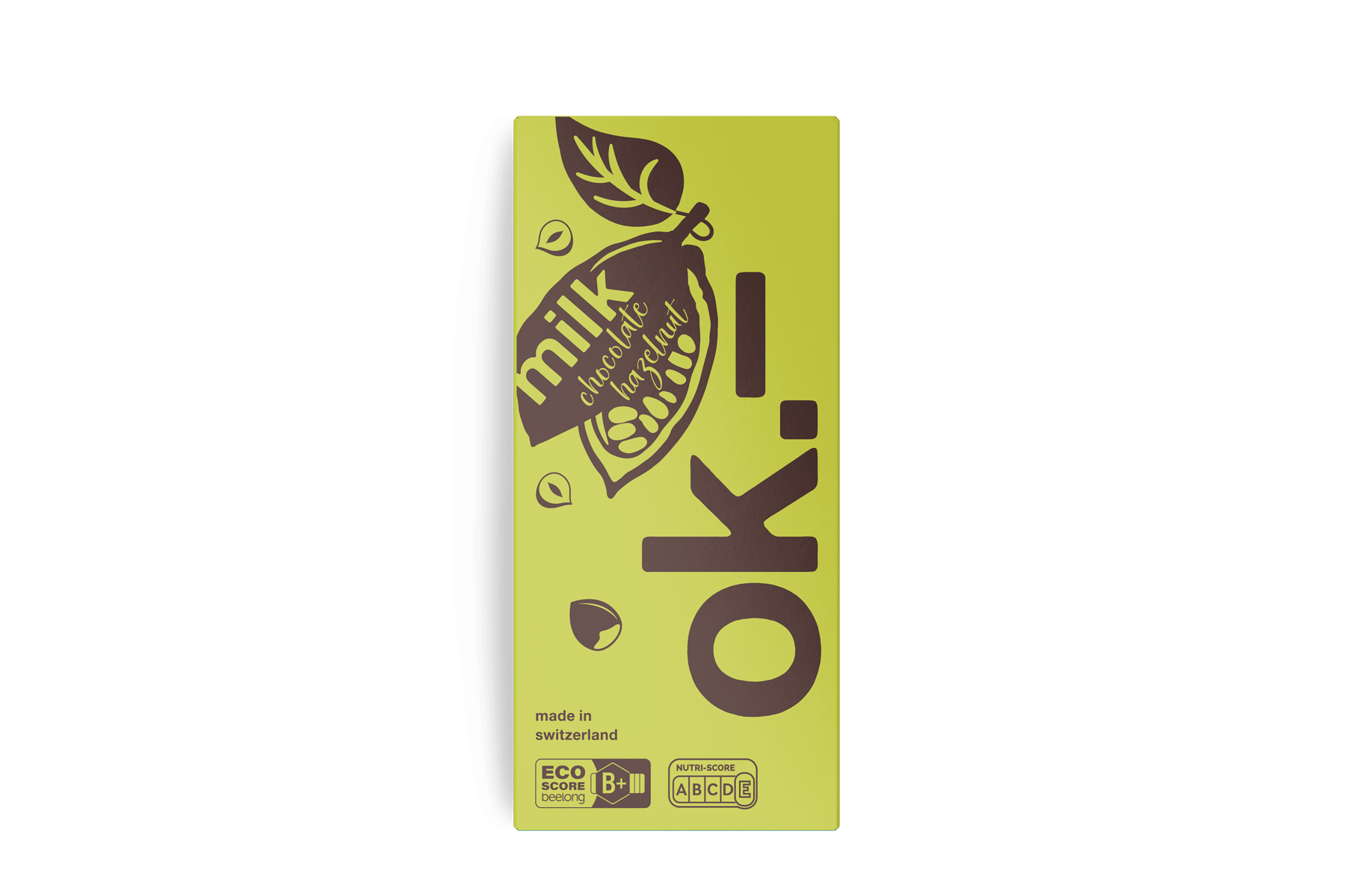 ok.– milk chocolate with hazelnut