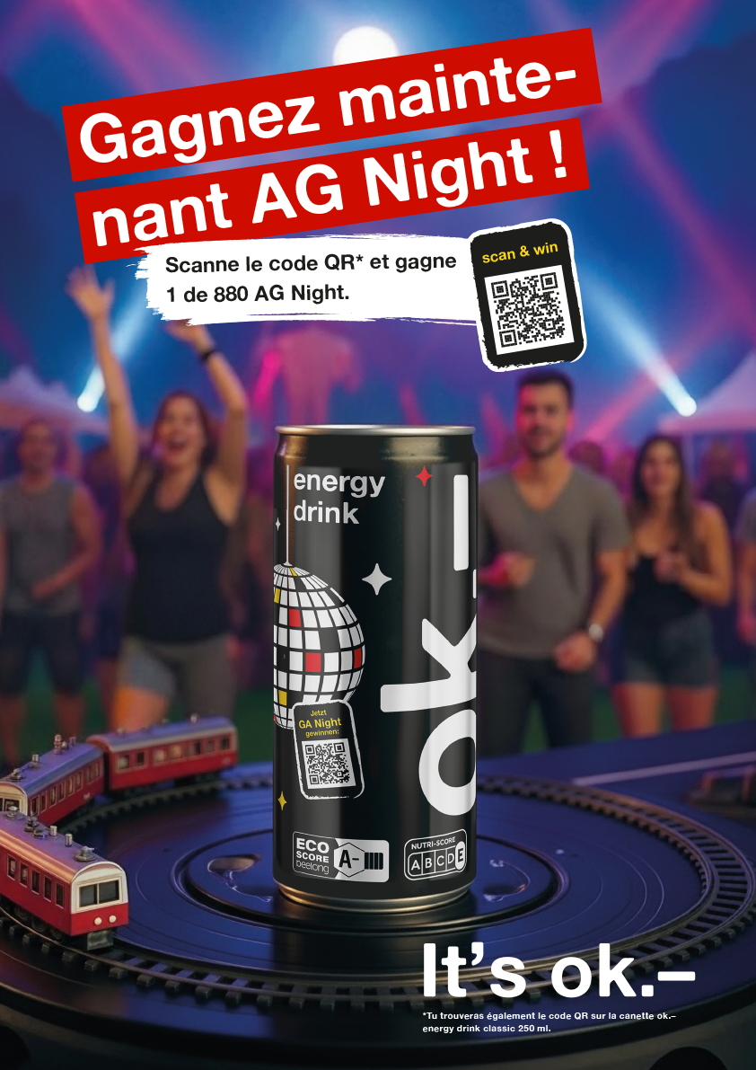 Gagne maintenant AG Night! - avec ok.– energy drink special edition